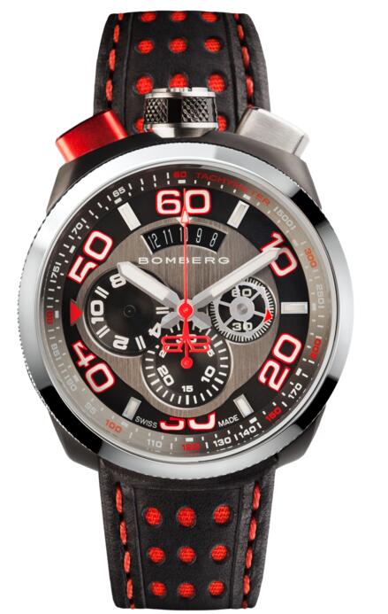 Review Bomberg Bolt-68 BS45CHSP.011.3 Quartz Chronograph Mens Watch replica